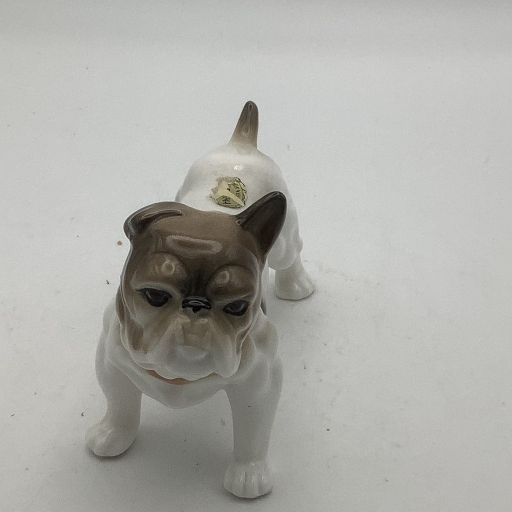 Vintage Bone China Bulldog Figurine - Picture 2 of 9